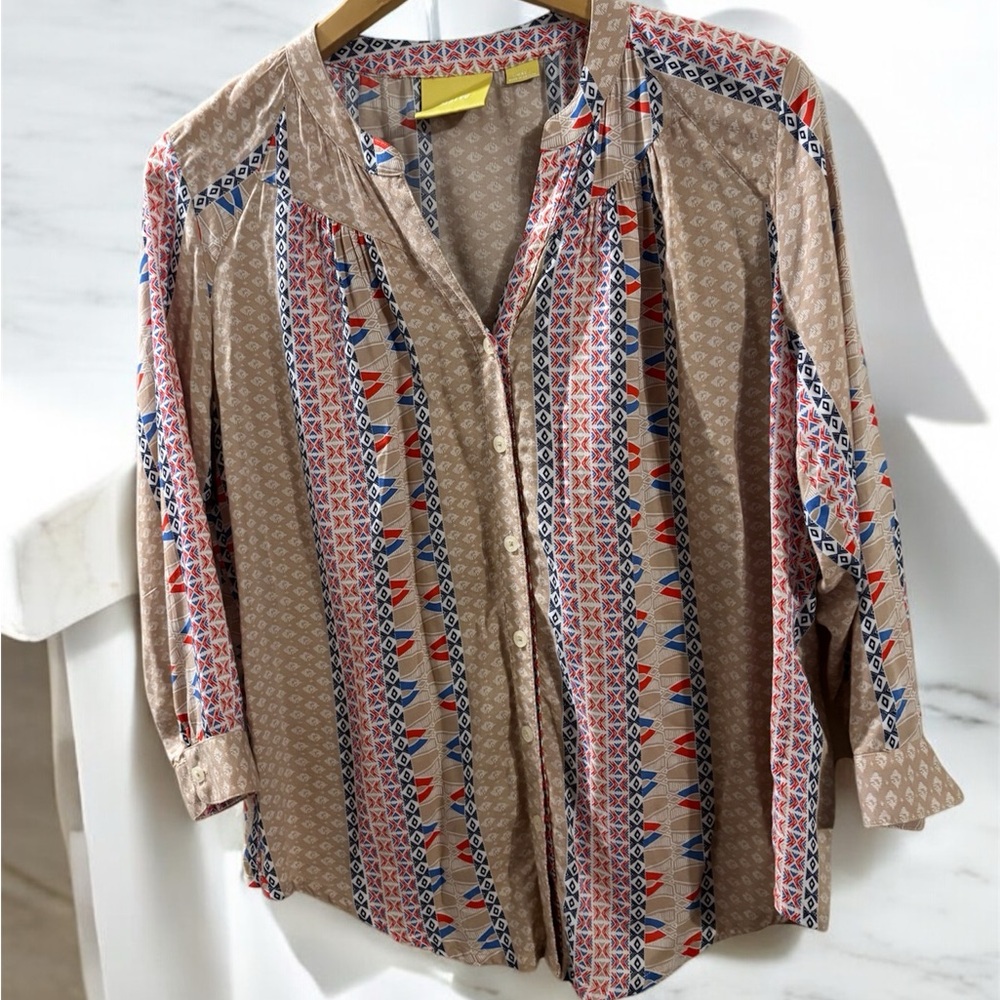 Maeve Multicolor Patterned Blouse